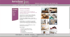 Desktop Screenshot of kerschner-wohndesign.at