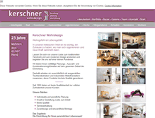 Tablet Screenshot of kerschner-wohndesign.at